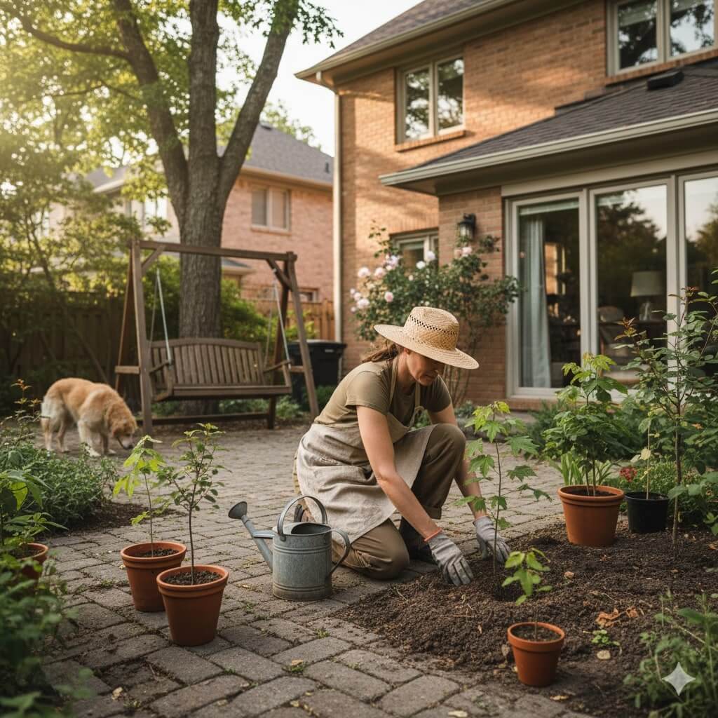 Care for young trees